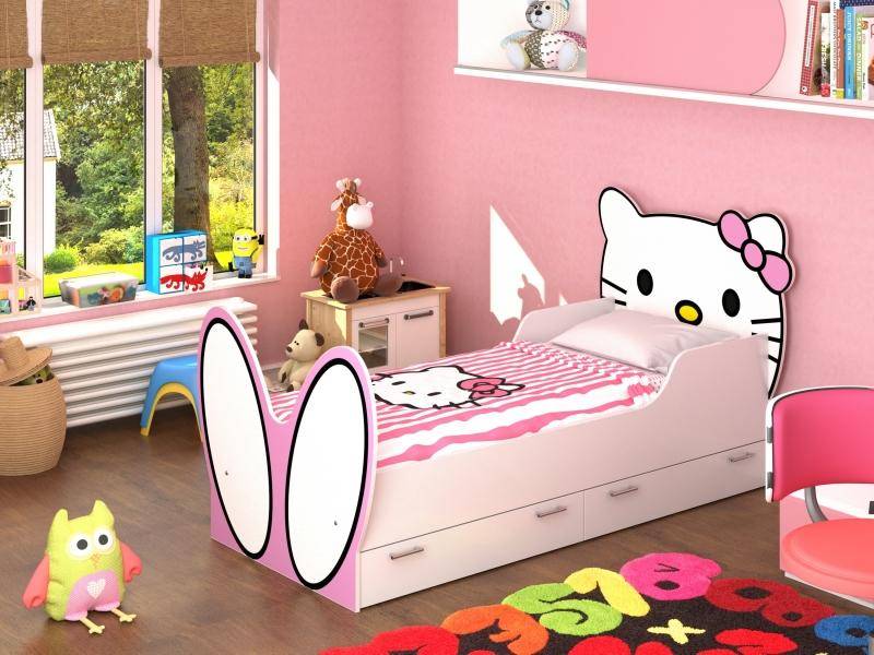 кроватка hello kitty в Липецке
