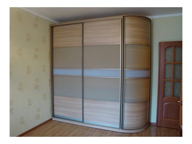 закругленный шкаф купе в Липецке