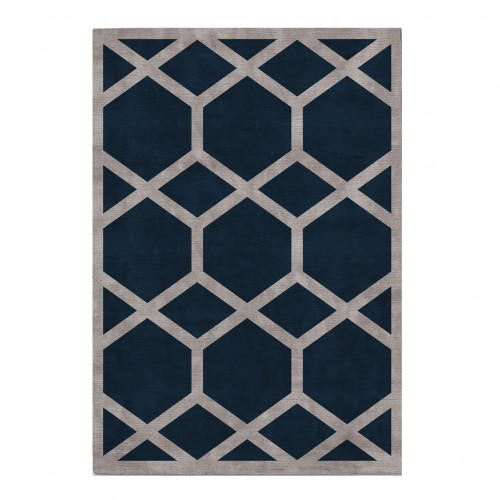 ковер ahston blue 120x170 синий в Липецке