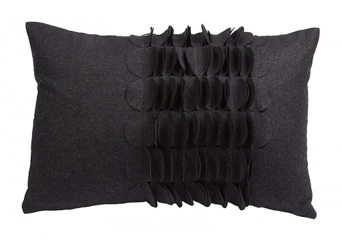 подушка с объемным узором giselle dark gray в Липецке