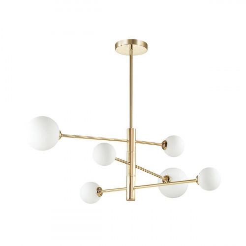 подвесная люстра lumion estelle 4418/6c белая в Липецке