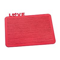 разделочная доска happy board love, красная в Липецке