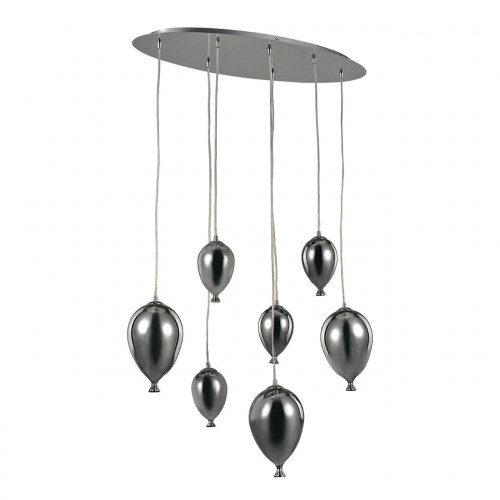 подвесная люстра ideal lux clown sp7 cromo в Липецке