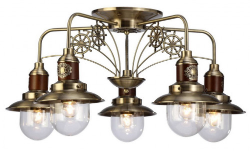 потолочная люстра arte lamp sailor a4524pl-5ab в Липецке