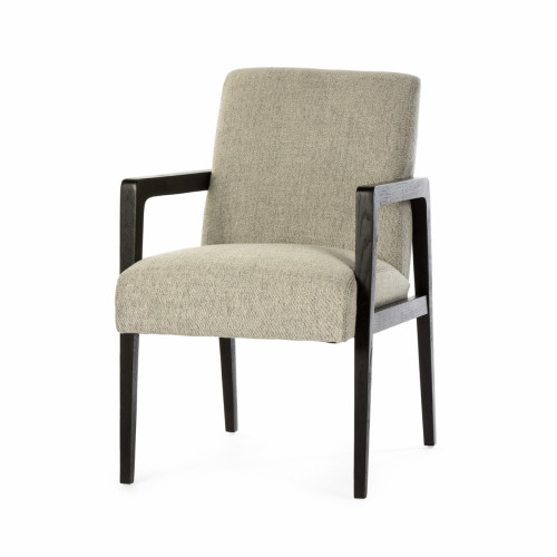 кресло keys dining chair серое в Липецке