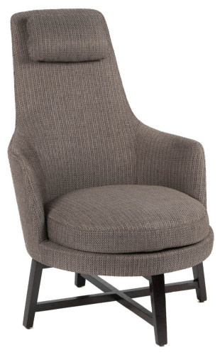кресло home space dark серое в Липецке