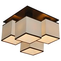 потолочная люстра arte lamp quadro a4402pl-4bk в Липецке