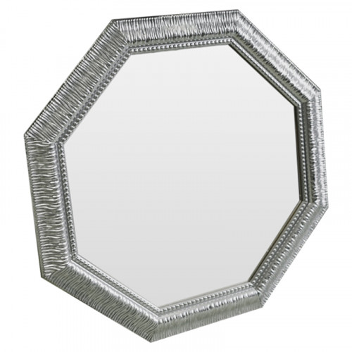 зеркало серебряное восьмиугольное с декором sparkle silver в Липецке
