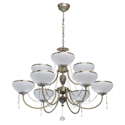 подвесная люстра mw-light фелиция 347019309 белая в Липецке