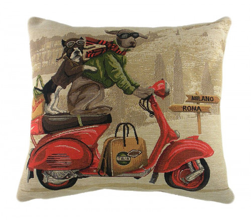 подушка с картинкой scooter dogs red в Липецке