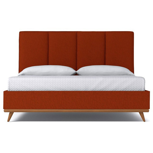 кровать двуспальная 180х200 красная carter pumpkin в Липецке