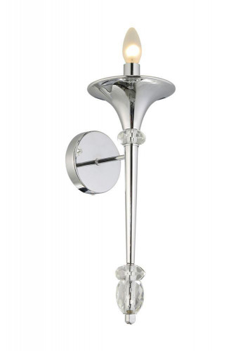 бра crystal lux miracle ap1 chrome в Липецке
