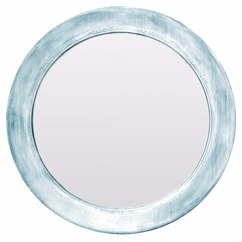 зеркало круглое голубое window blue в Липецке