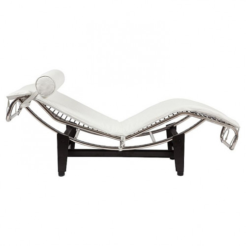 шезлонг chaise longue lc4 белый в Липецке