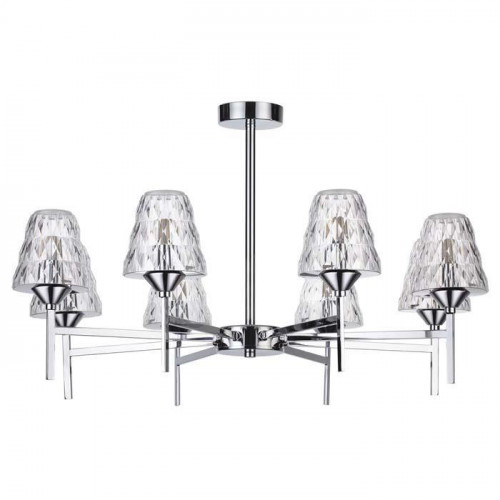 потолочная светодиодная люстра lumion gerana 3598/48cl хром в Липецке