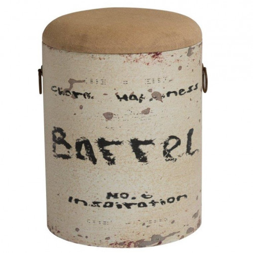 столик-табурет barrel white бежевый в Липецке