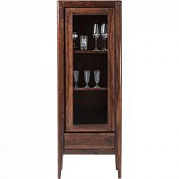шкаф-витрина brooklyn walnut коричневый 65x40 в Липецке