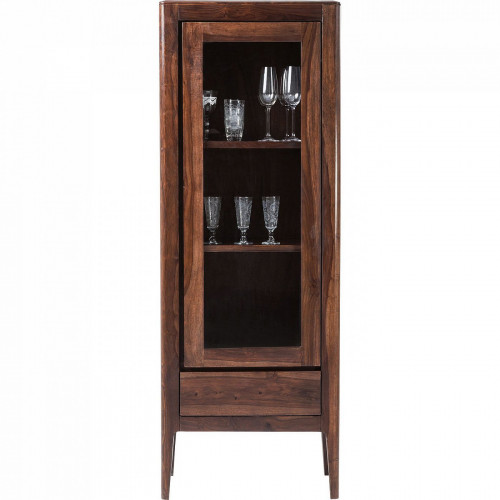 шкаф-витрина brooklyn walnut коричневый 65x40 в Липецке