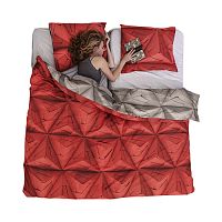 постельное белье оригами красный (200*220) в Липецке
