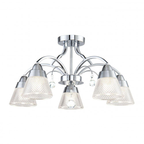 потолочная люстра freya enrica fr2011cl-05ch в Липецке