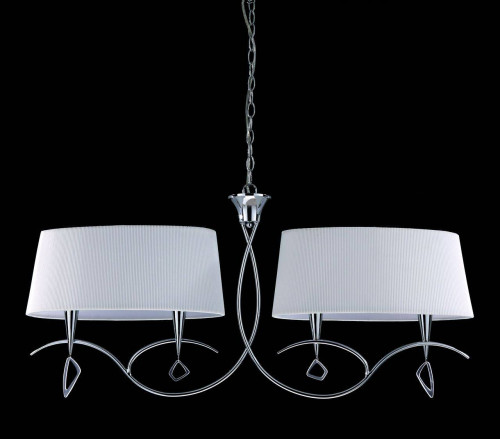 подвесная люстра mantra mara chrome - white 1642 в Липецке