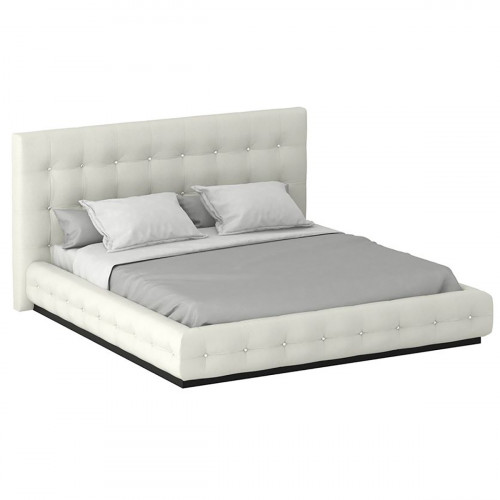 кровать двуспальная 160х200 белая kristal white в Липецке