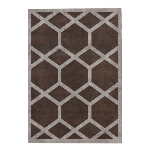 ковер ashton cocoa 150x220 коричневый в Липецке