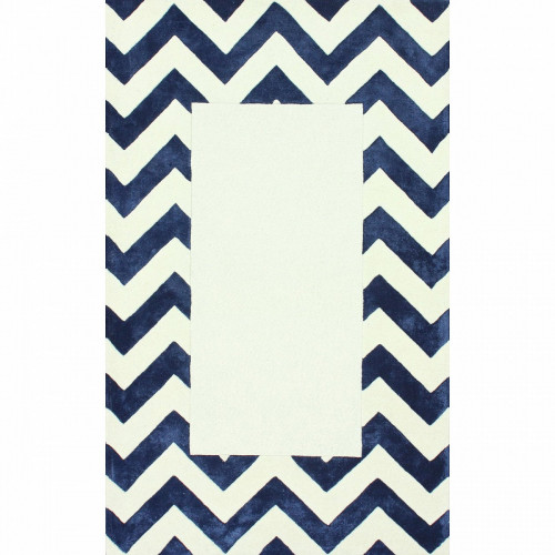 ковер zig zag синий с квадратом 200х280 в Липецке