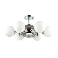 потолочная люстра odeon light miolla 3972/7c белая в Липецке