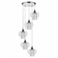 дизайнерская подвесная люстра spot light cordia 1192528 хром в Липецке