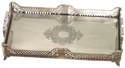 поднос nina серебристого цвета в Липецке