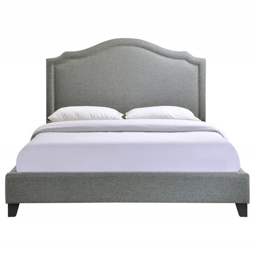 кровать двуспальная 180х200 серая cassis upholstered в Липецке
