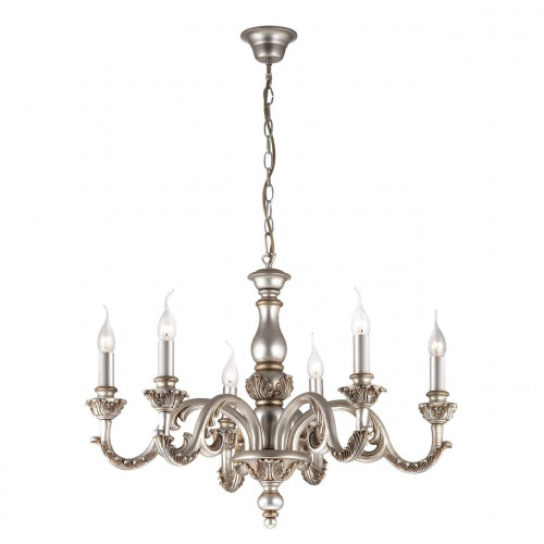 подвесная люстра ideal lux giglio sp6 argento в Липецке
