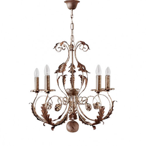 люстра 4962/5_v0580 от mm lampadari коричневая в Липецке