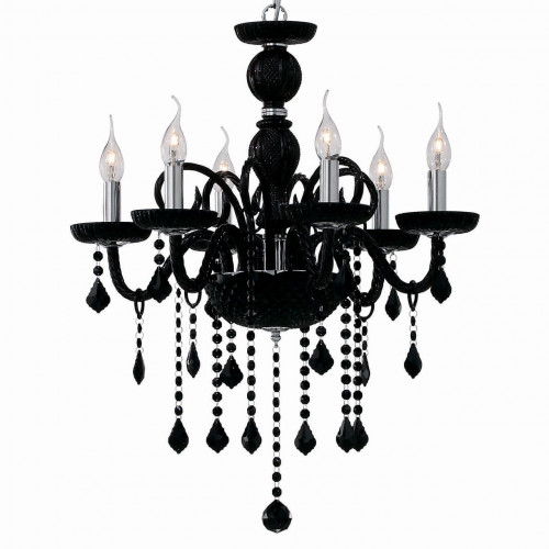 подвесная люстра ideal lux giudecca sp6 nero в Липецке