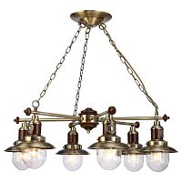 подвесная люстра arte lamp sailor a4524lm-6ab в Липецке