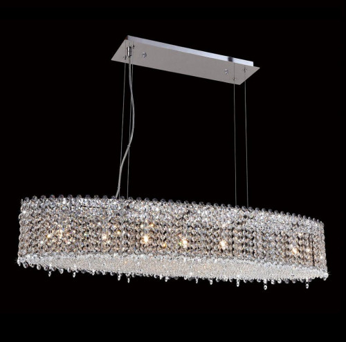 подвесной светильник crystal lux eternidat sp7 chrome в Липецке