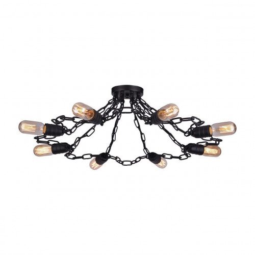 потолочная люстра arte lamp a9344pl-8bk в Липецке