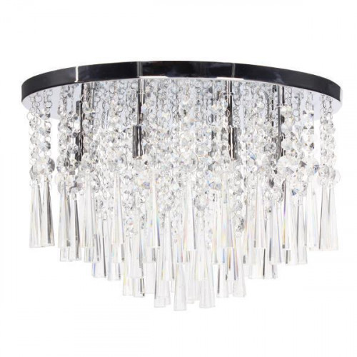 дизайнерская потолочная люстра spot light luxoria 9018828 хром в Липецке