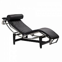 шезлонг chaise longue lc4 черный в Липецке