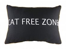 подушка с надписью cat free zone в Липецке