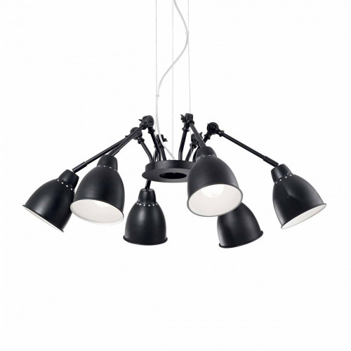 подвесная люстра ideal lux newton sp6 nero в Липецке