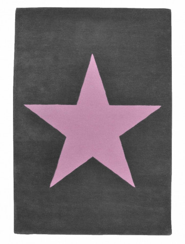 ковер wool star темно-серый-розовый в Липецке