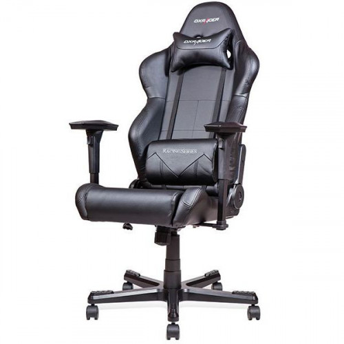 кресло геймерское dxracer racing черно-серое в Липецке