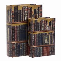 шкатулки-книги, набор из 2 шт. мультиколор в Липецке