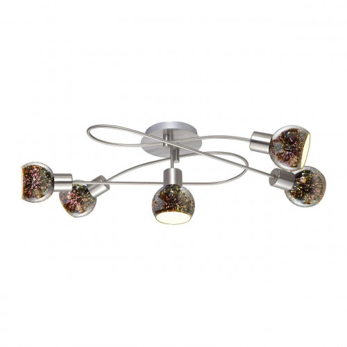 потолочная люстра arte lamp illusione a6125pl-5ss в Липецке
