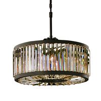 люстра welles round d50 черная, прозрачное стеко в Липецке