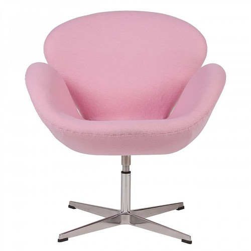 кресло swan chair светло-розовое в Липецке