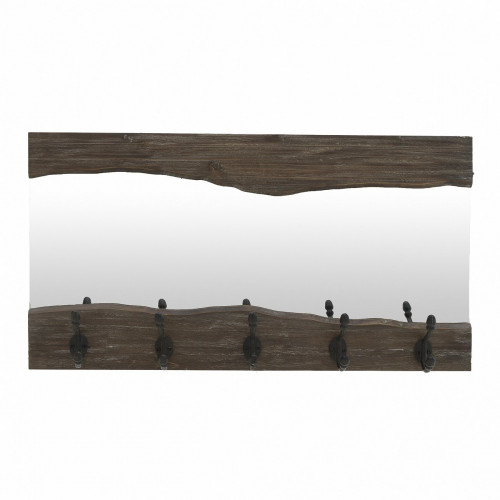 зеркало с крючками настенное деревянное в Липецке