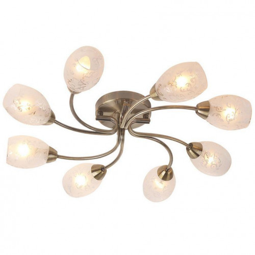 потолочная люстра idlamp carmina 201/8pf-oldbronze в Липецке